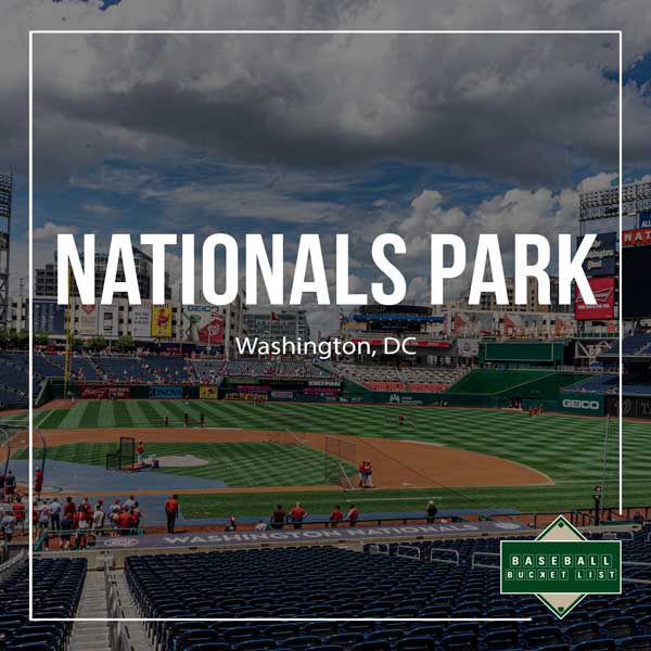 Nationals Park, Washington DC - Seating Chart View