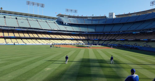 What are the best seats for getting a ball at Dodger Stadium?